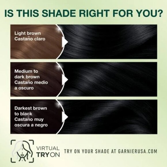 SOLD! Garnier Nutrisse Blackest Black Peppercorn - Picture 4 of 4